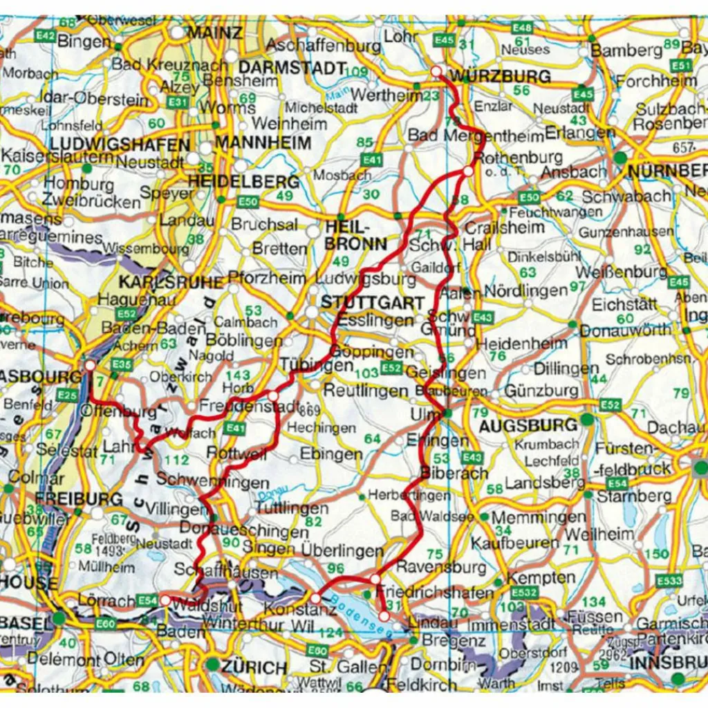 Wanderführer*SÜDWESTDEUTSCHE JAKOBSWEGE - Wanderführer