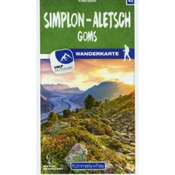 Wanderkarten Und Winterkarten|Wanderkarten Und Winterkarten*SIMPLON - ALETSCH GOMS 42 WANDERKARTE 1:40 000