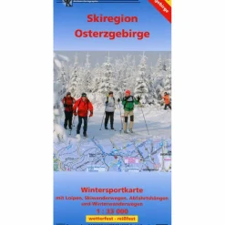 SKIREGION OSTERZGEBIRGE - Winterwanderkarte^ Winterkarten|Wanderkarten Und Winterkarten