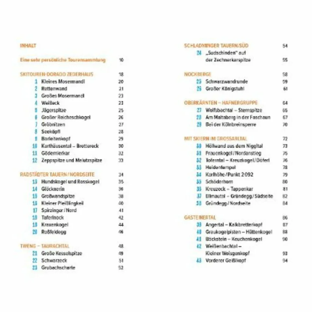SKITOUREN-SCHMANKERL^ Wintersportführer