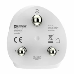 SKROSS Ladegeräte Und Reisestecker*COMBO WORLD TO EU + ZA - Reisestecker