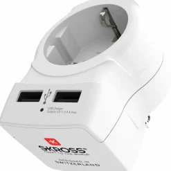 SKROSS EUROPE TO US USB - Reisestecker^ Ladegeräte Und Reisestecker