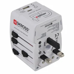 SKROSS WORLD USB CHARGER AC65PD WITH USB-C CABLE - Reisestecker^ Ladegeräte Und Reisestecker