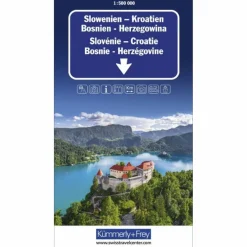 SLOWENIEN - KROATIEN - BOSNIEN-HERZEGOWINA STRASSENKARTE^ Straßenkarten|Straßenkarten