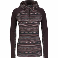 Damen Smartwool Funktionsunterwäsche*W CLASSIC THERMAL MERINO BASE LAYER 1/2 ZIP HOODIE Damen - Funktionsunterwäsche