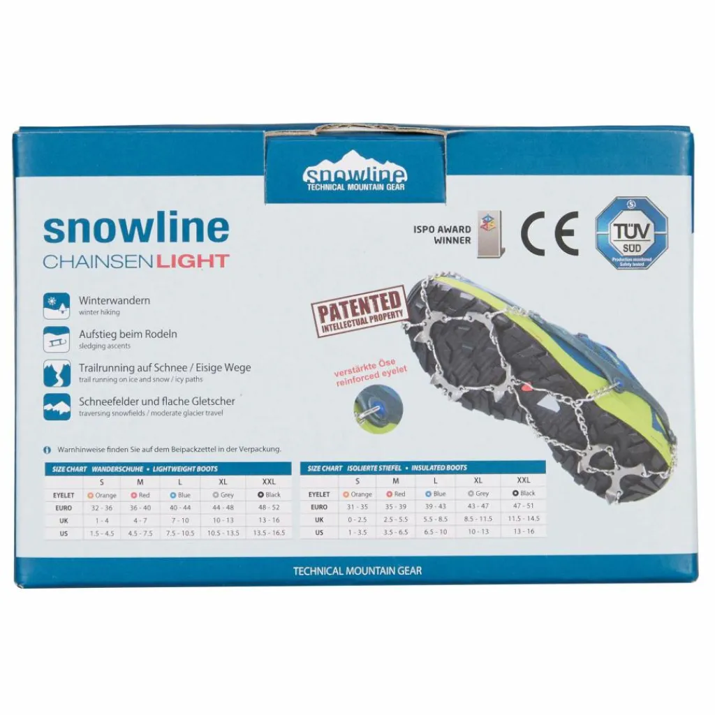 Snowline Spikes Light Unisex - Spikes^Damen Wintersportzubehör|Schuhzubehör