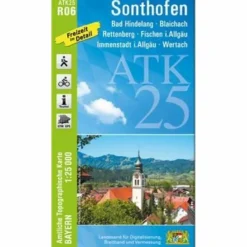 Straßenkarten|Wanderkarten Und Winterkarten*SONTHOFEN (AMTLICHE TOPOGRAPHISCHE KARTE 1:25000)