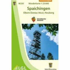 Wanderkarten Und Winterkarten|Wanderkarten Und Winterkarten*SPAICHINGEN - OBERE DONAU (WEST), HEUBERG. WANDERKARTE 1:25.