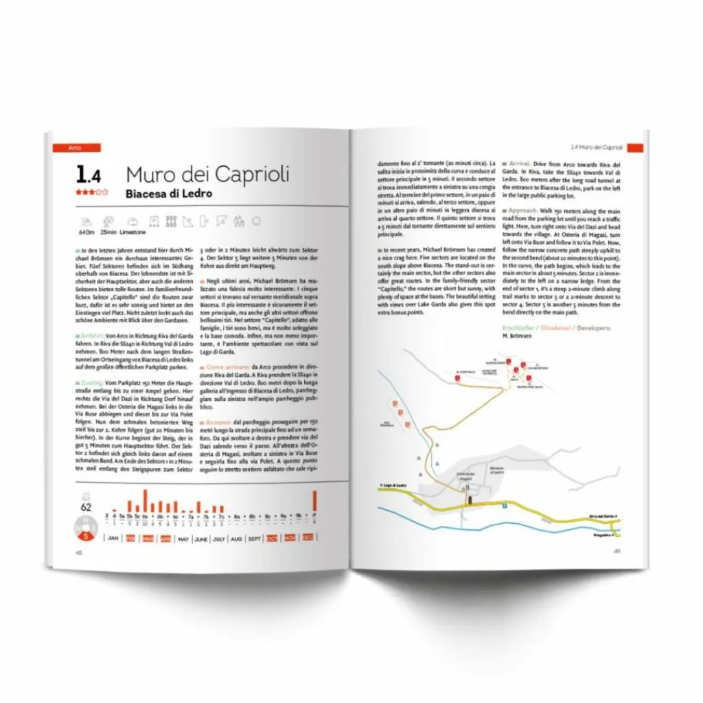 Sportklettern: Kletterführer, Training Und Techniken*SPORTKLETTERFÜHRER ARCO 2024 - Kletterführer