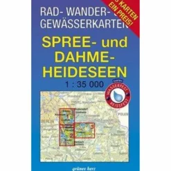 SPREE- UND DAHME-HEIDESEEN 1:35.000 - Fahrradkarte^ Fahrradkarten|Gewässerkarten