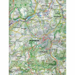 Fahrradkarten|Fahrradkarten*STUTTGART - REUTLINGEN - MÜNSINGER ALB 1 - Fahrradkarte