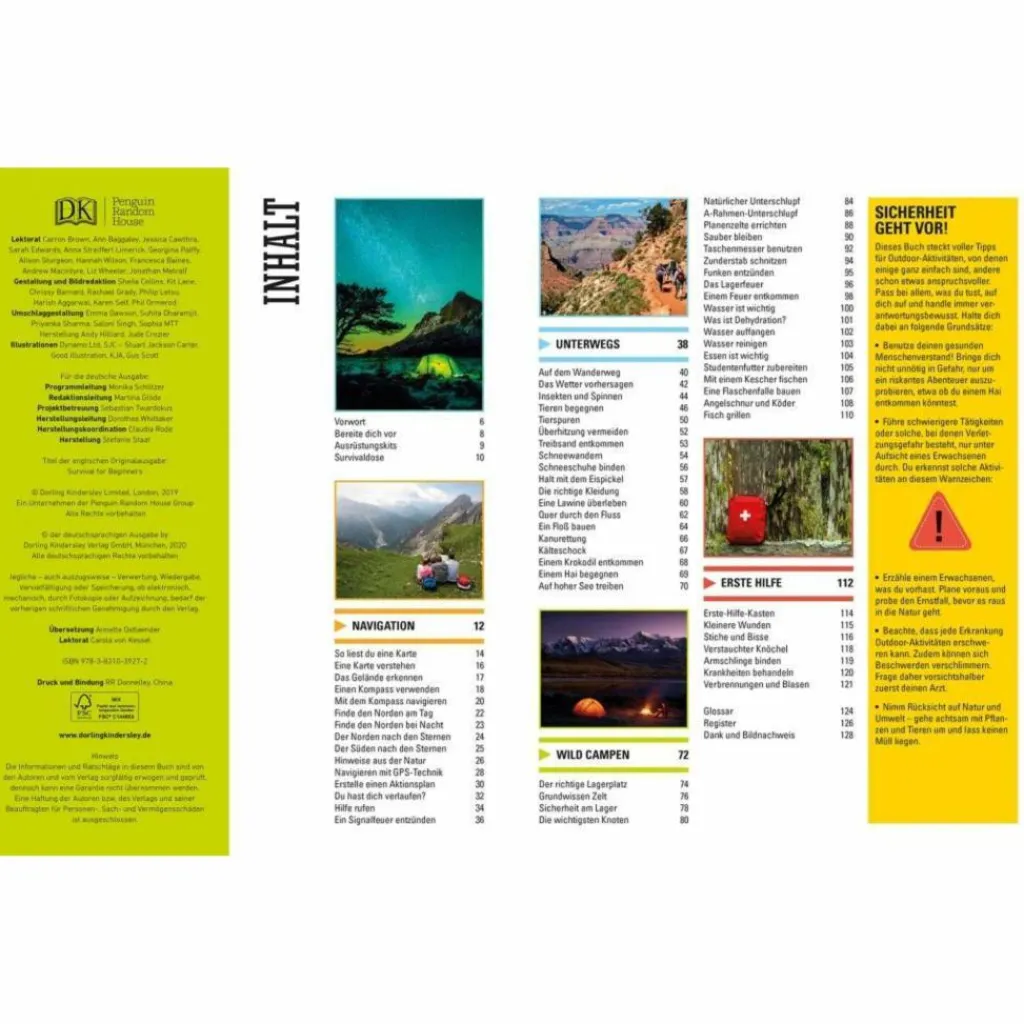 Kinder Naturratgeber Und Sachbücher|Kinderbücher Und Jugendbücher*SURVIVAL FÜR EINSTEIGER - Kinderbuch