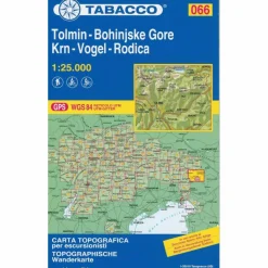TABACCO #066 TOLMIN-BOHINJSKE 1:25.000 - Wanderkarte^ Winterkarten|Wanderkarten Und Winterkarten