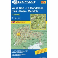 Wanderkarten Und Winterkarten|Wanderkarten Und Winterkarten*TABACCO 064 VAL DI NON-LEMADDALENE - Wanderkarte