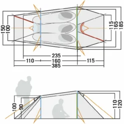 Tatonka GARGIA 3 - Tunnelzelt^ 2-Personen-Zelte|3-Jahreszeiten-Zelte