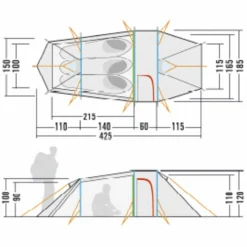 Tatonka 3-Personen-Zelte|Winterzelte*GRÖNLAND 3 - Tunnelzelt