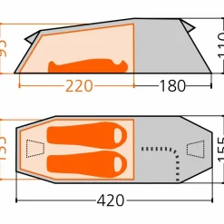 Tatonka OKISBA - Tunnelzelt^ 2-Personen-Zelte|3-Jahreszeiten-Zelte