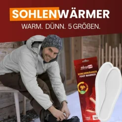 Damen Thermopad Handwärmer Und Taschenöfen|Schuhzubehör*SOHLENWÄRMER 1 PAAR - Beheizbare Einlegesohlen