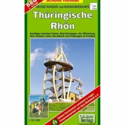 THÜRINGISCHE RHÖN 1 : 35 000. RADWANDER- - Wanderkarte^ Fahrradkarten|Wanderkarten Und Winterkarten