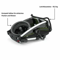 Thule CHARIOT CAB - Fahrradanhänger^Kinder Kinder Fahrradanhänger