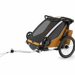 Thule CHARIOT SPORT DOUBLE NATURAL GOLD - Fahrradanhänger^Kinder Kinder Fahrradanhänger