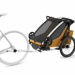 Thule CHARIOT SPORT DOUBLE NATURAL GOLD - Fahrradanhänger^Kinder Kinder Fahrradanhänger