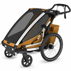 Kinder Thule Kinder Fahrradanhänger*CHARIOT SPORT SINGLE NATURAL GOLD - Fahrradanhänger