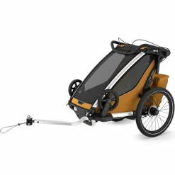 Kinder Thule Kinder Fahrradanhänger*CHARIOT SPORT SINGLE NATURAL GOLD - Fahrradanhänger