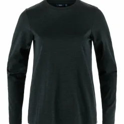 Tierra WOOL TEE LONG SLEEVE W Damen - Langarmshirt^Damen Shirts Und Tops