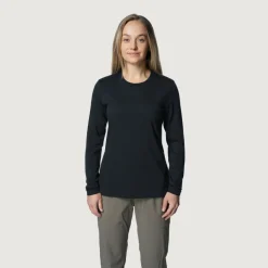 Tierra WOOL TEE LONG SLEEVE W Damen - Langarmshirt^Damen Shirts Und Tops