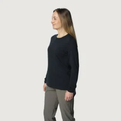 Tierra WOOL TEE LONG SLEEVE W Damen - Langarmshirt^Damen Shirts Und Tops