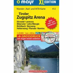 Wanderkarten Und Winterkarten|Wanderkarten Und Winterkarten*TIROLER ZUGSPITZ ARENA XL, EHRWALD, LERMOOS, BIBERWIER, LÄHN