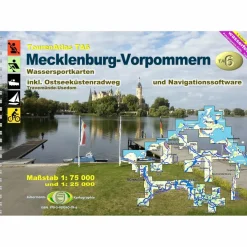 TOURENATLAS TA6 WASSERWANDERN 06 MECKLENBURG-VORPOMMERN - Gewässerführer^ Gewässerkarten|Gewässerkarten
