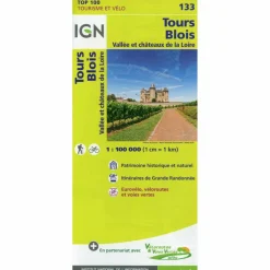 Wanderkarten Und Winterkarten|Wanderkarten Und Winterkarten*TOURS BLOIS 1:100 000 - Wanderkarte