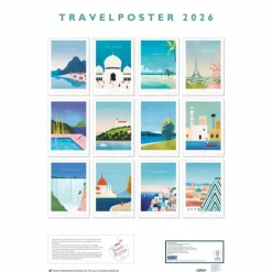 TRAVELPOSTER 2026 - Kalender^ Kalender