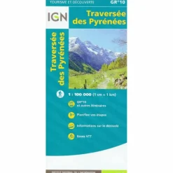 TRAVERSEE DES PYRENÉES 1:110 000 - Wanderkarte^ Wanderkarten Und Winterkarten|Wanderkarten Und Winterkarten