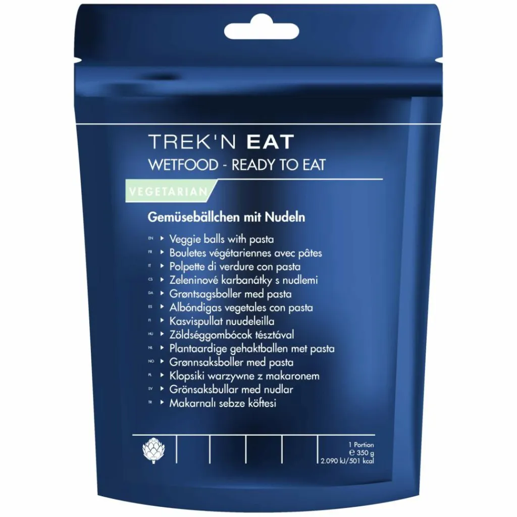 TREK'N EAT TREK'N EAT GEMÜSEBÄLLCHEN MIT NUDELN-RTE - Outdoor Essen^ Verpflegung