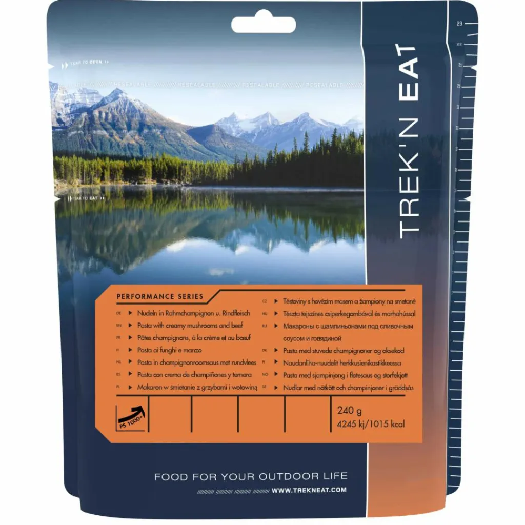 TREK'N EAT Verpflegung*TREK'N EAT NUDELN IN RAHMCHAMPIGNON + RIND PS1000+ - Outdoor Essen