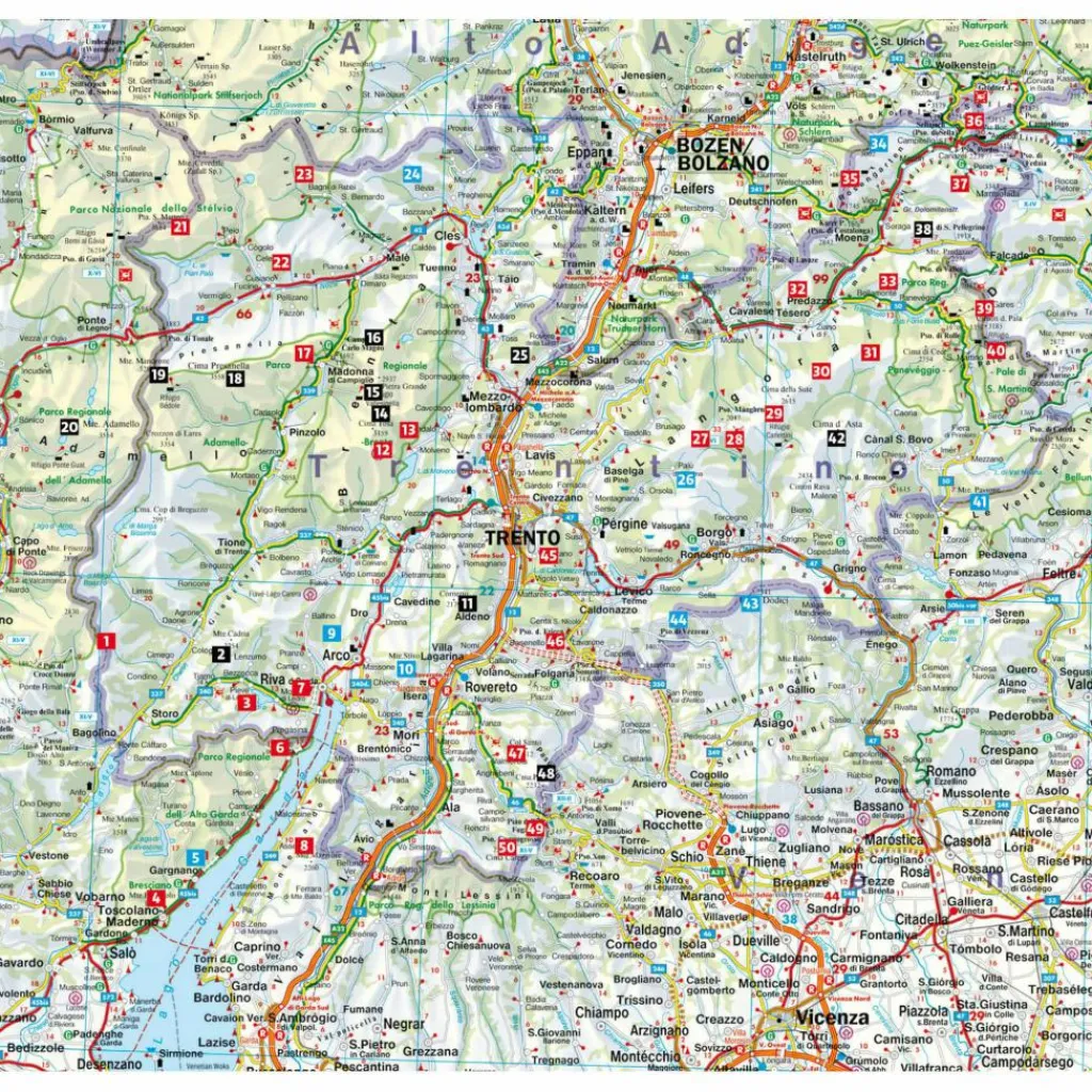 TRENTINO - GARDASEE - Wanderführer^ Wanderführer