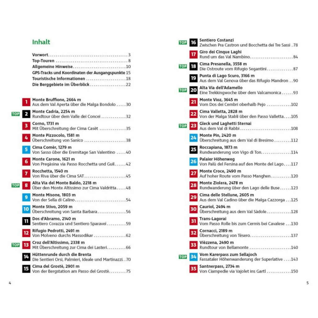 TRENTINO - GARDASEE - Wanderführer^ Wanderführer
