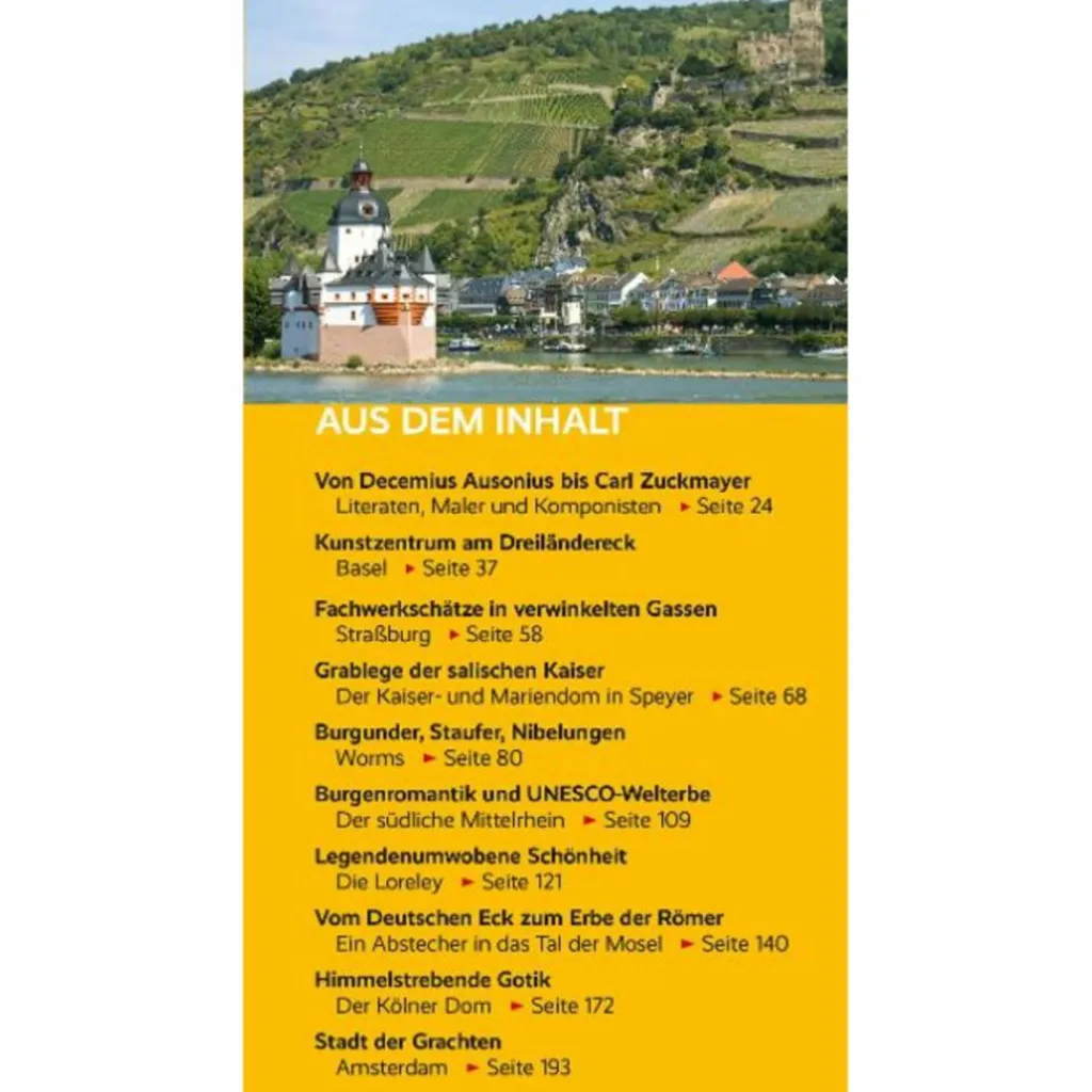 Reiseführer Deutschland*TRESCHER REISEFÜHRER FLUSSKREUZFAHRTEN RHEIN