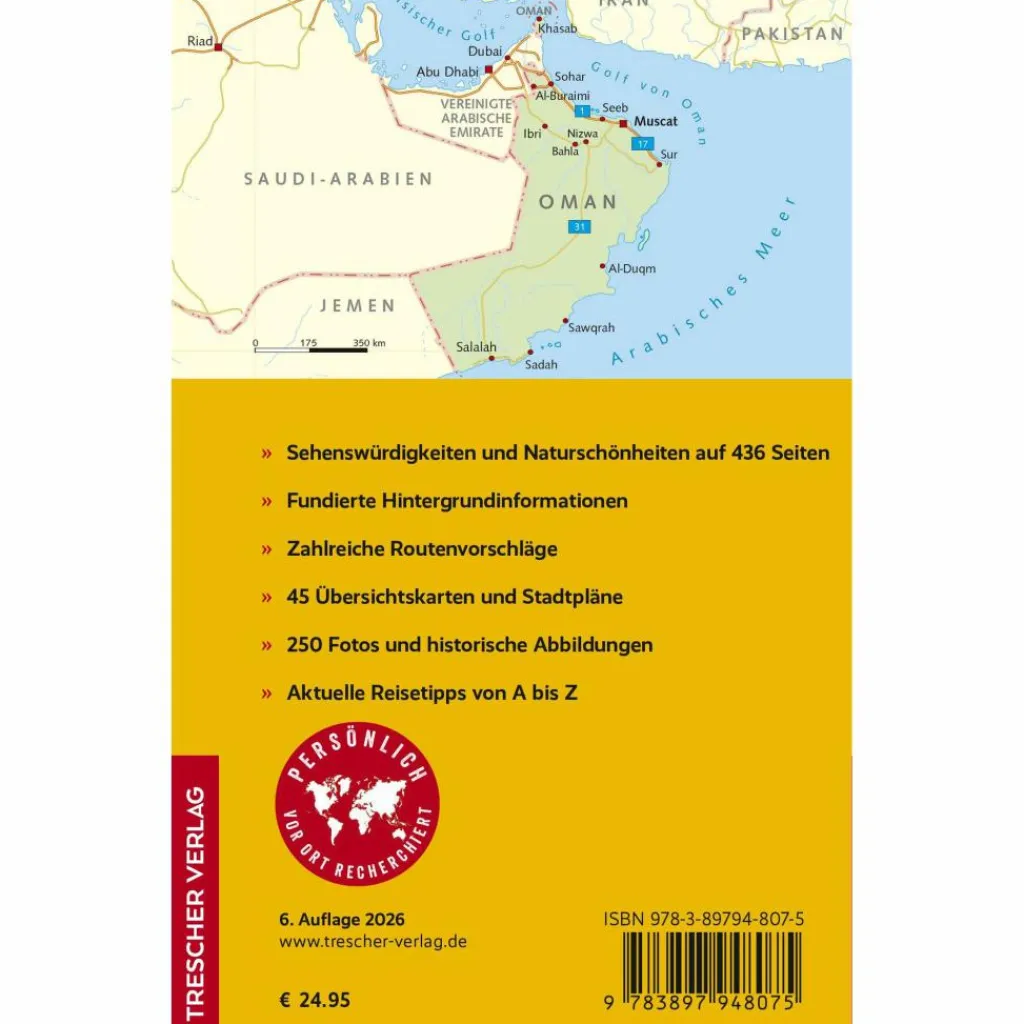 TRESCHER REISEFÜHRER OMAN - Reiseführer^ Reiseführer Vorderasien