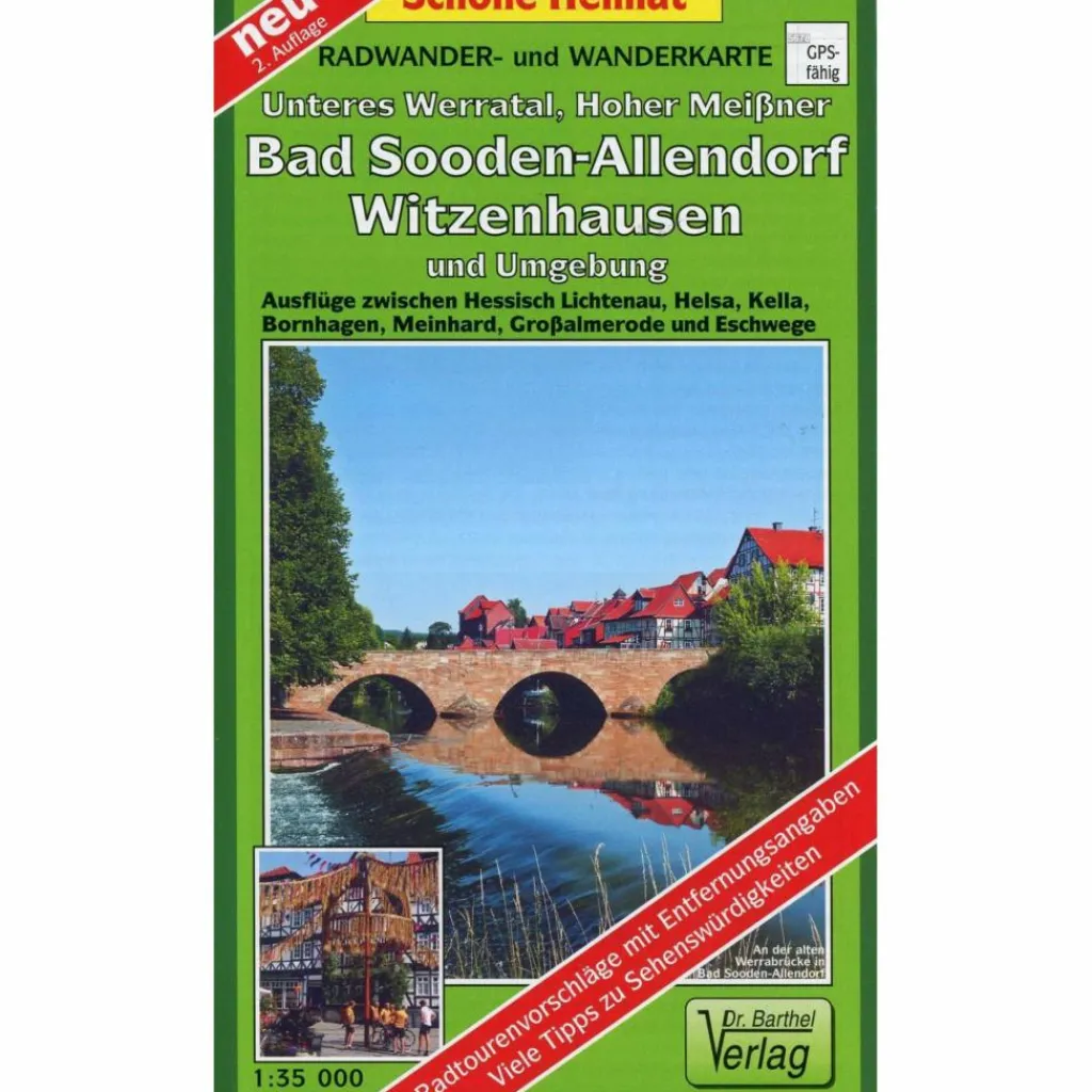 UNTERES WERRATAL, BAD SOODEN-ALLENDORF - Wanderkarte^ Fahrradkarten|Wanderkarten Und Winterkarten