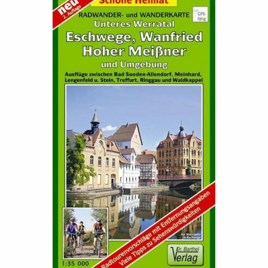 UNTERES WERRATAL. ESCHWEGE, WANFRIED - Wanderkarte^ Fahrradkarten|Wanderkarten Und Winterkarten