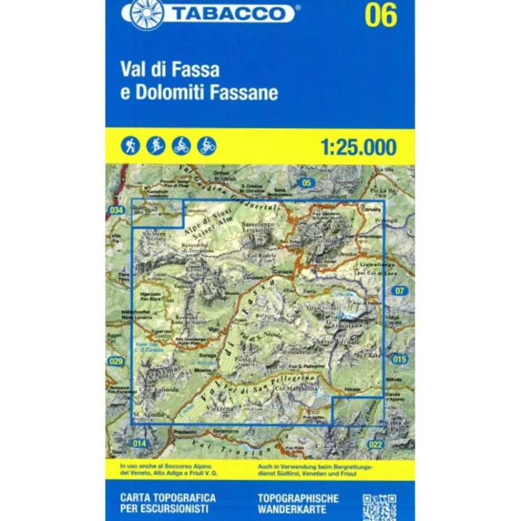 Wanderkarten Und Winterkarten|Wanderkarten Und Winterkarten*VAL DI FASSA E DOLOMITI FASSANE 1:25 000
