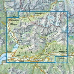 VAL MASINO-VAL DI MELL VAL CODERA - Wanderkarte^ Wanderkarten Und Winterkarten|Wanderkarten Und Winterkarten