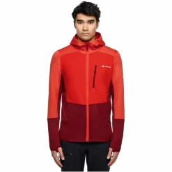 Herren Vaude Pullover Und Fleecepullover|Outdoorjacken*MONVISO HOODED GRID FLEECE JACKET Herren - Fleecejacke