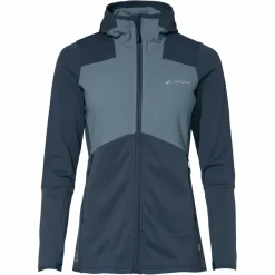 Damen Vaude Pullover Und Fleecepullover|Outdoorjacken*MONVISO HOODED GRID FLEECE JACKET Damen - Fleecejacke