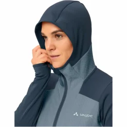 Damen Vaude Pullover Und Fleecepullover|Outdoorjacken*MONVISO HOODED GRID FLEECE JACKET Damen - Fleecejacke