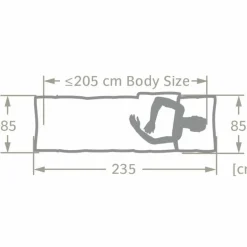 Vaude Kunstfaserschlafsäcke|Sommerschlafsäcke*NAVAJO 500 XL II SYN - Kunstfaserschlafsack